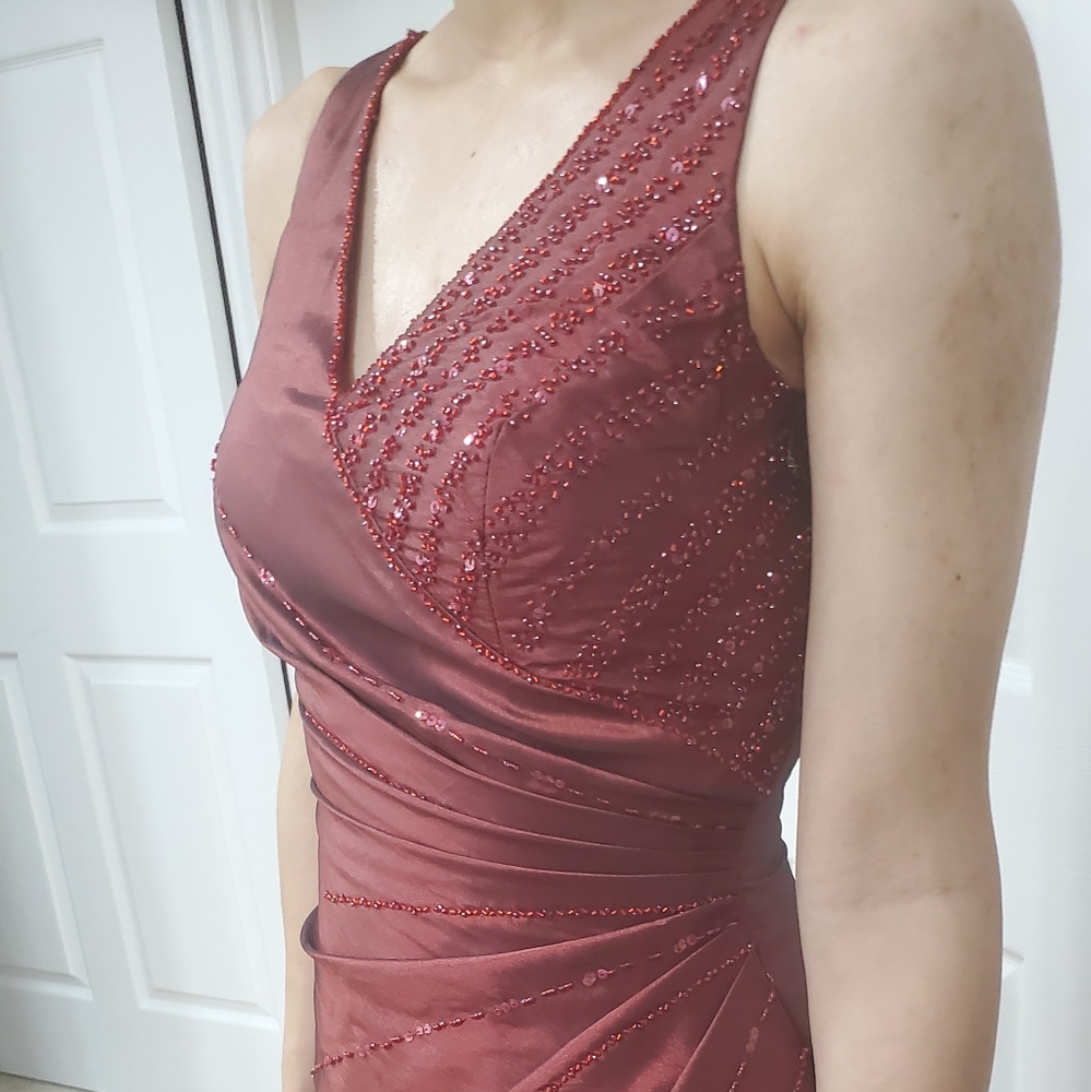 Red Evening Dress - Picture 3 of 8